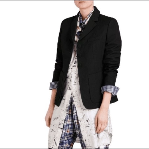 Burberry Landow Wool Twill Tailored Jacket size 10